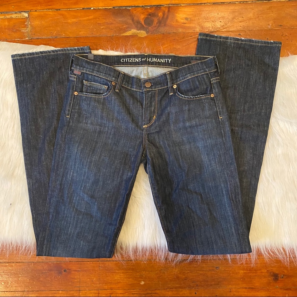 Citizens of Humanity “Kelly” Low-Rise Bootcut Leg